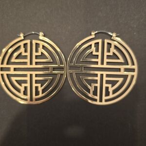 Three pairs of Gold Earrings